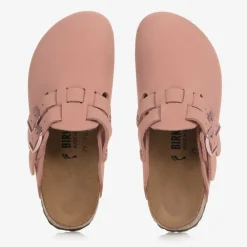 Birkenstock Sandals|Sandals*Girls Pink Faux Leather Clog Sandals