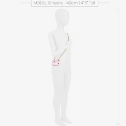 Zaccone Bags*Girls Pink Faux Leather Mini Bag (8cm)