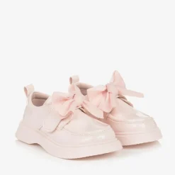 A Dee Loafers & Moccasins|Loafers & Moccasins*Girls Pink Faux Leather Patent Shoes