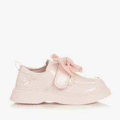 A Dee Loafers & Moccasins|Loafers & Moccasins*Girls Pink Faux Leather Patent Shoes