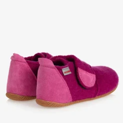 Giesswein Slippers|Slippers*Girls Pink Felted Wool Slippers