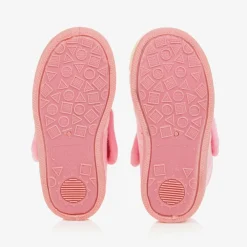 Chipmunks Slippers|Slippers*Girls Pink Fleece Cat Slippers