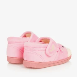 Chipmunks Slippers|Slippers*Girls Pink Fleece Cat Slippers