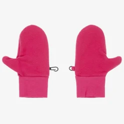 Playshoes Gloves & Mittens*Girls Pink Fleece Mittens