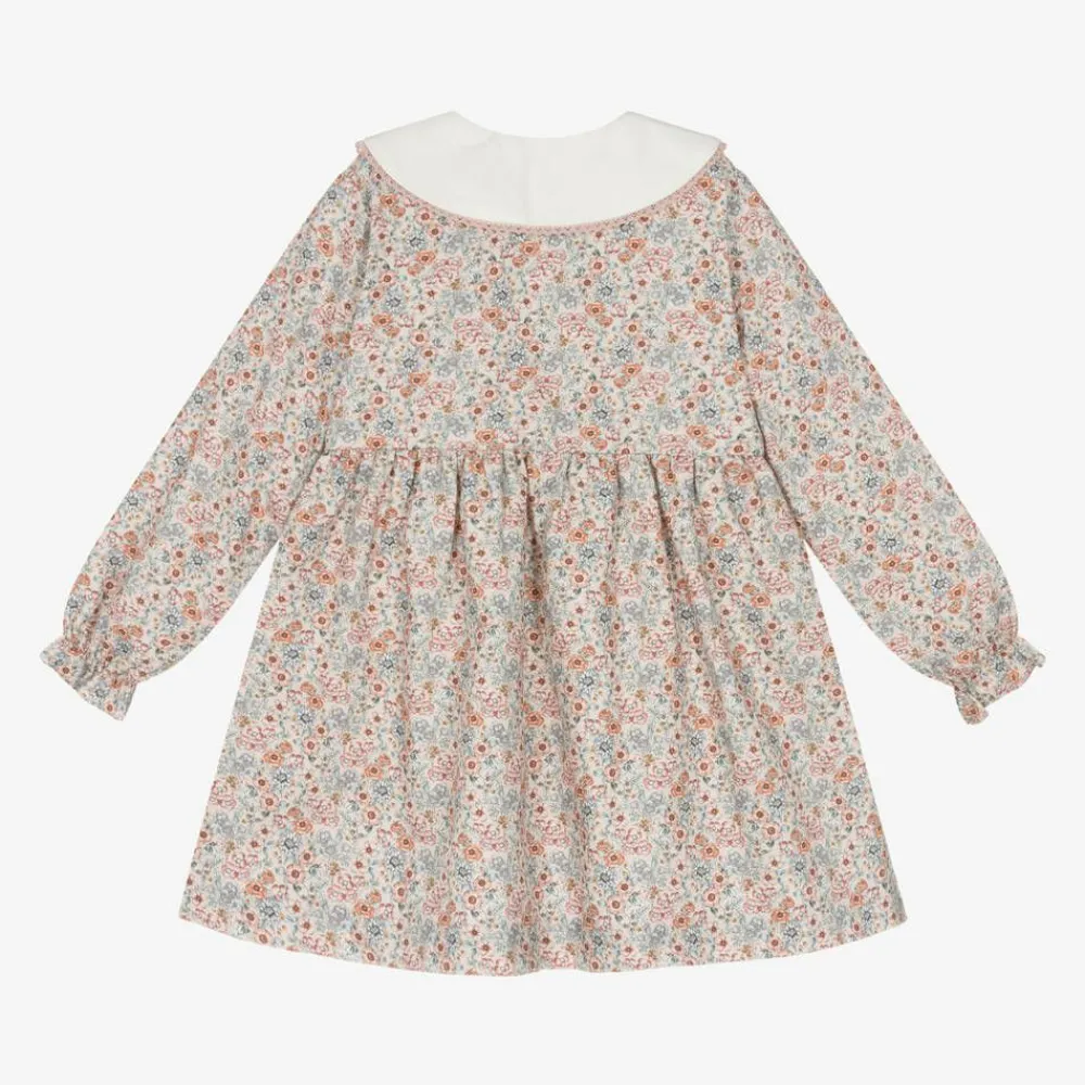 Paloma de la O Dresses*Girls Pink Floral Cotton Dress