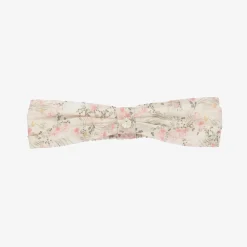 Tartine et Chocolat Hair Accessories*Girls Pink Floral Cotton Headband