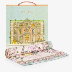 Atelier Choux Paris Gifts|Sleeping Accessories*Girls Pink Floral Cotton Swaddle (97cm)