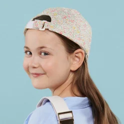 Milledeux Hats*Girls Pink Floral Liberty Print Cap