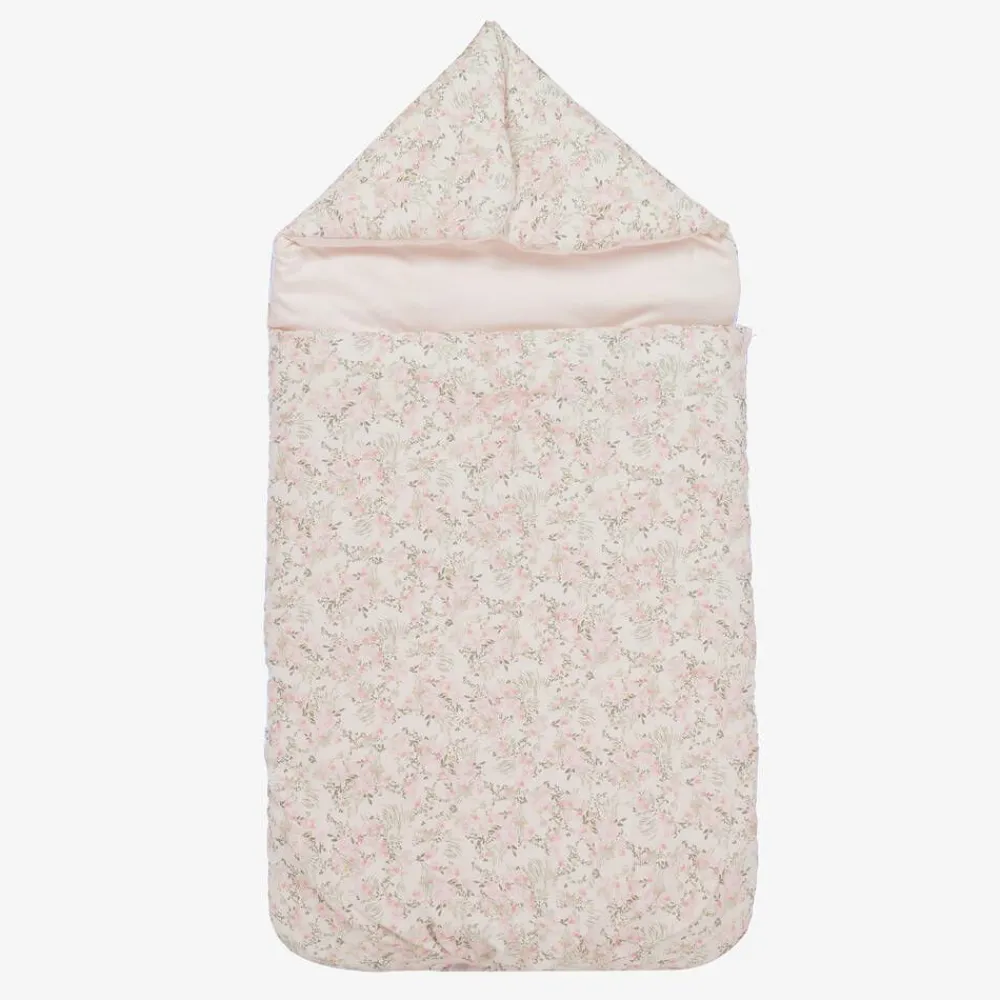 Tartine et Chocolat Nests*Girls Pink Floral Needlecord Nest (81cm)