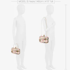 Graci Bags*Girls Pink Flower Clutch Bag (20cm)