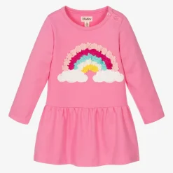 Hatley Dresses*Girls Pink Flower Rainbow Cotton Dress