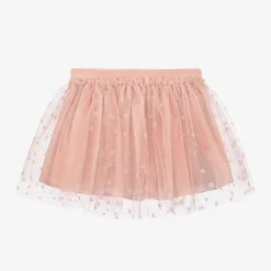 Mayoral Skirts*Girls Pink Flower Tulle Skirt