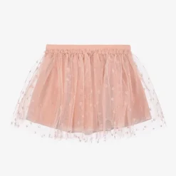 Mayoral Skirts*Girls Pink Flower Tulle Skirt