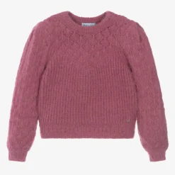Abel amp; Lula Tops*Girls Pink Fluffy Knit Sweater