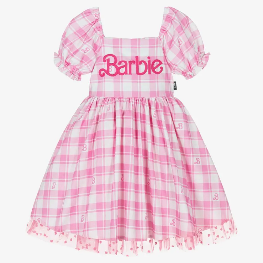 Rock Your Baby Dresses*Girls Pink Gingham Barbie Dress