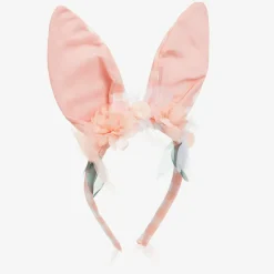 Meri Meri Costumes*Girls Pink Gingham Bunny Ears