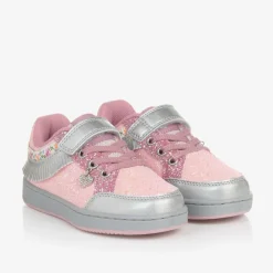 Lelli Kelly Trainers*Girls Pink Glitter Fringed Trainers