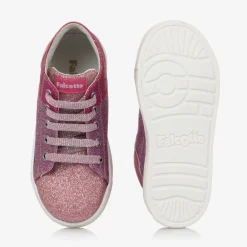 Falcotto by Naturino Trainers*Girls Pink Glitter Trainers