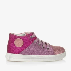 Falcotto by Naturino Trainers*Girls Pink Glitter Trainers