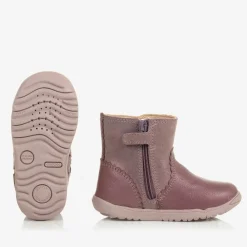 Geox Boots|Boots*Girls Pink Glittery Leather Boots