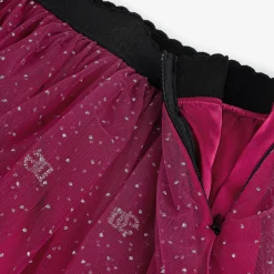 Dolce amp; Gabbana Skirts*Girls Pink Glittery Tulle & Silk Skirt