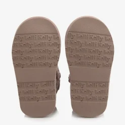 Lelli Kelly Boots|Boots*Girls Pink Heart & Diamanté Suede Boots