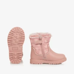 Mayoral Snow Boots|Snow Boots*Girls Pink Heart Snow Boots
