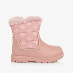 Mayoral Snow Boots|Snow Boots*Girls Pink Heart Snow Boots