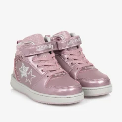 Lelli Kelly Trainers|Trainers*Girls Pink High Top Heart Trainers