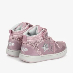 Lelli Kelly Trainers|Trainers*Girls Pink High Top Heart Trainers