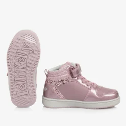 Lelli Kelly Trainers|Trainers*Girls Pink High Top Heart Trainers
