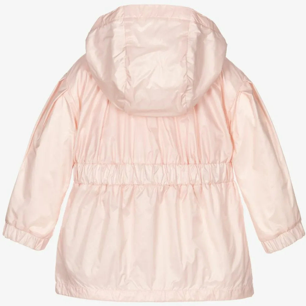 Moncler Enfant Coats & Jackets*Girls Pink Hooded Coat