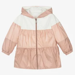Moncler Enfant Coats & Jackets*Girls Pink Hooded Jacket