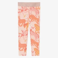 Stella McCartney Kids Activewear|Leggings*Girls Pink Horse Print Leggings