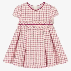 Abel amp; Lula Dresses*Girls Pink Houndstooth Tweed Dress