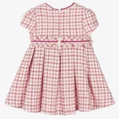 Abel amp; Lula Dresses*Girls Pink Houndstooth Tweed Dress