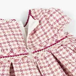 Abel amp; Lula Dresses*Girls Pink Houndstooth Tweed Dress