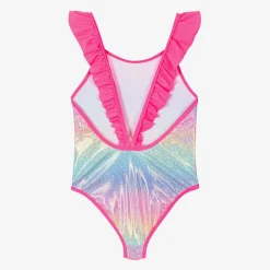 Billieblush Swimwear*Girls Pink Iridescent Swimsuit