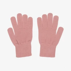 Mayoral Gloves & Mittens*Girls Pink Knitted Bow Gloves
