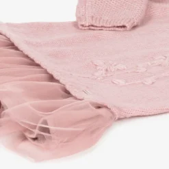 Mayoral Dresses*Girls Pink Knitted Dress
