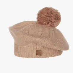 Elodie Hats*Girls Pink Knitted Wool Beret