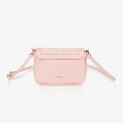 Versace Bags*Girls Pink Leather & Tweed Medusa Bag (16cm)