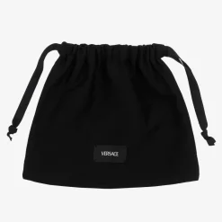 Versace Bags*Girls Pink Leather & Tweed Medusa Bag (16cm)