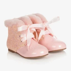 Beau KiD Boots|Boots*Girls Pink Leather Boots