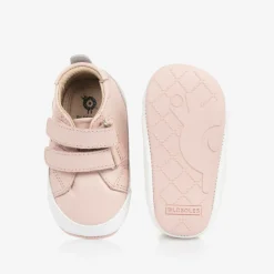 Old Soles First Walkers|First Walkers*Girls Pink Leather First Walker Trainers