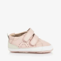 Old Soles First Walkers|First Walkers*Girls Pink Leather First Walker Trainers