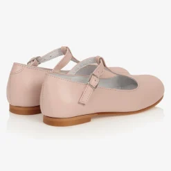 Beatrice amp; George Traditional Shoes|Bar Shoes*Girls Pink Leather T-Bar Shoes