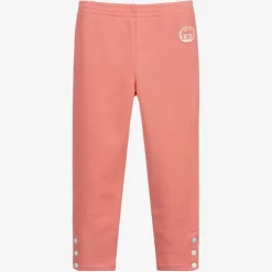 Gucci Trousers*Girls Pink Logo Joggers