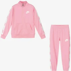 Nike Tracksuits*Girls Pink Logo Tracksuit