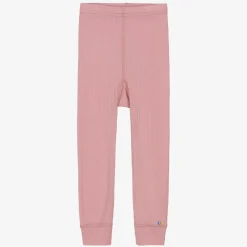 Joha Leggings*Girls Pink Merino Wool Leggings
